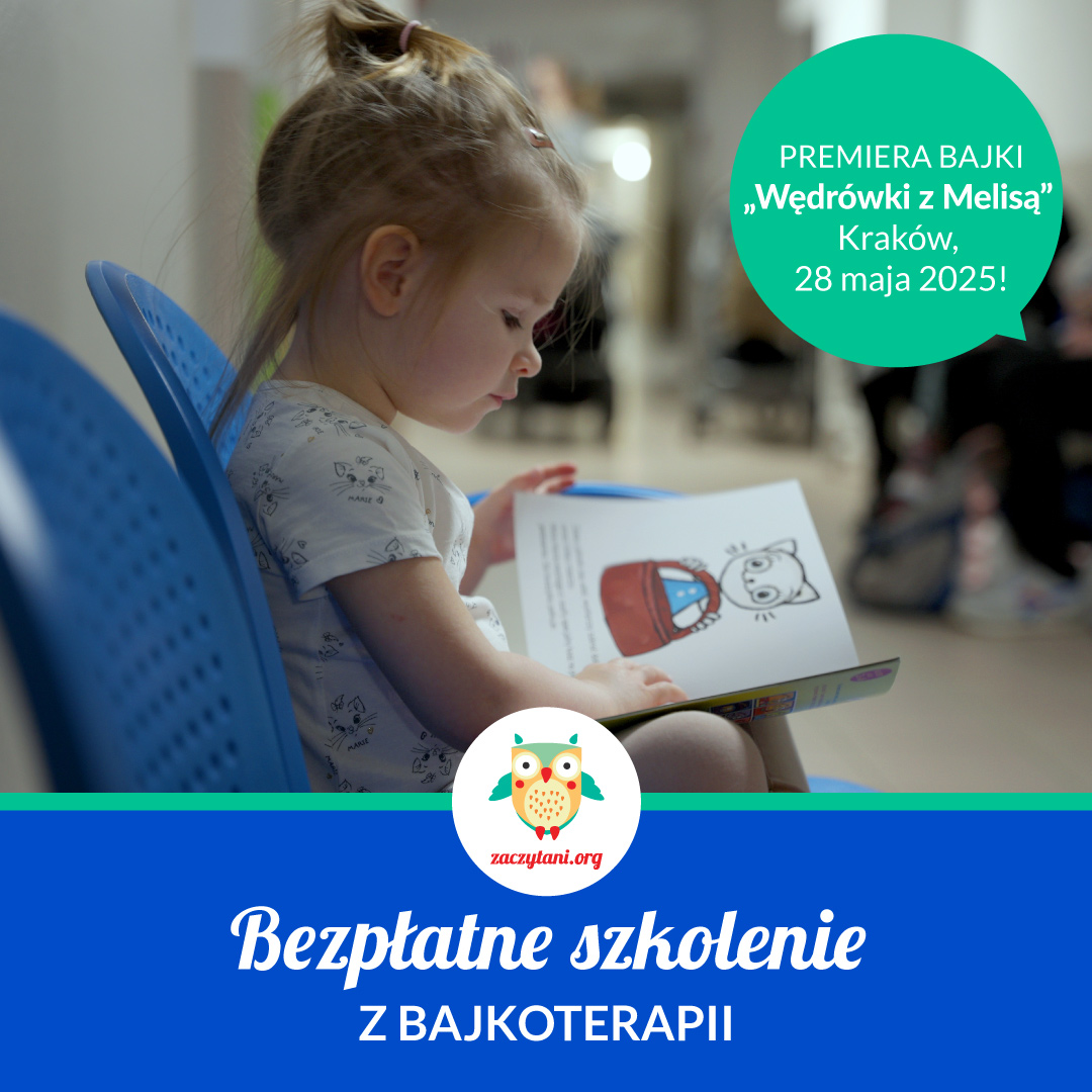Zaproszenie na bezpłatne szkolenie z bajkoterapii | Kraków, 28 maja 2025